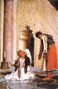 Jean Leon Gerome Young Greeks at the Mosque oil painting reproduction